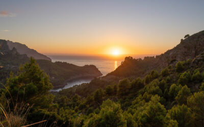 Puesta de sol en Cala Tuent